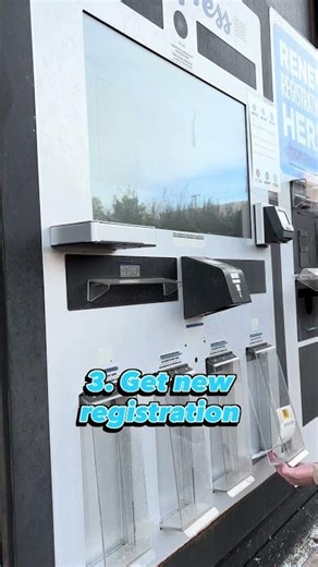 DMV kiosk as easy as 1-2-3