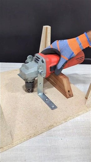 How to make a router from an angle grinder #shorts #tips