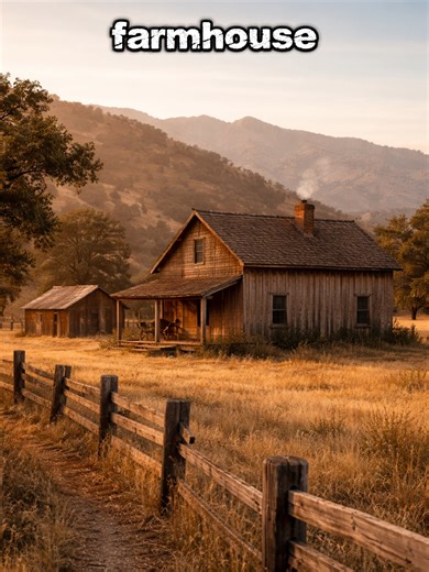 The Farm That Shouldn’t Exist - PART 1 It appeared in the middle of the road… a farmhouse that wasn’t on any map. A woman was driving through Kern County when she saw an old 1800s wooden house standing alone in an open field, as if it had been pulled out of another century. The sunlight felt wrong. The air was too still. And there were no power lines, no cars, no modern signs of life anywhere around it. The next day, she came back. There was nothing there. No house. No foundation. No ruins. Just