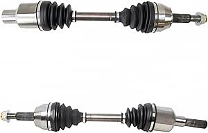 TRQ Front Driver and Passenger Side CV Axle Assembly Set 2 Piece Compatible with 2006-2010 Ford Explorer 4WD 2007-2010 Explorer Sport Trac 4WD 2006-2010 Mercury Mountaineer AWD