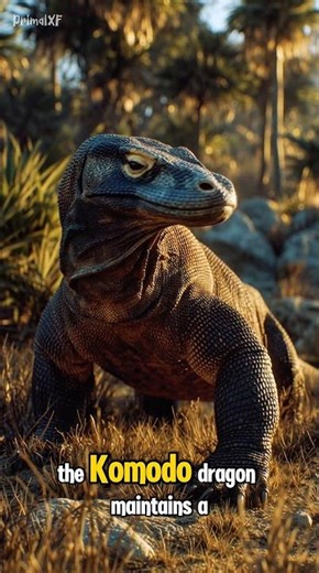 Komodo Dragon: The Venomous Living Fossil #short #prehistoric #dinosaur #ancienthistory