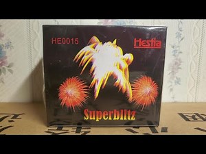 Fireworks Demo (Stickless Rocket) - Superblitz (Hestia) - *European Item*