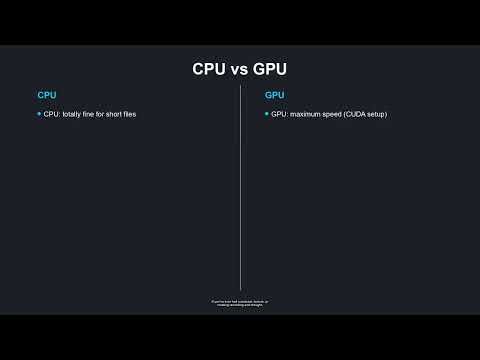 2-Minute AI Skill: Auto-Transcribe Audio with Faster-Whisper (Local, Fast, Accurate)