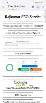 Article Writing Services for Google AdSense Approval (High Quality & SEO Safe)
