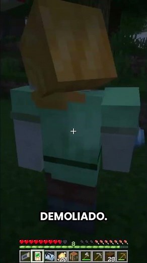 Minecraft, but my friend's Digimon is violent