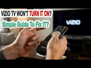 Vizio TV Won't Turn on? Simple Fix Guide | Except Hardware or Power Issue.