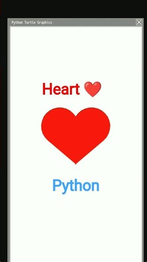 Python Turtle ❤️ Heart Drawing Animation | CODER Special