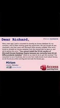 Struggling with Microsoft Access errors after upgrading your office computers?