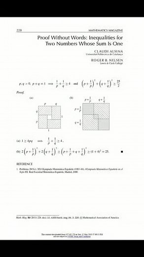 3.1K views · 39 reactions | Proof without words | Mathematics Learning | Facebook