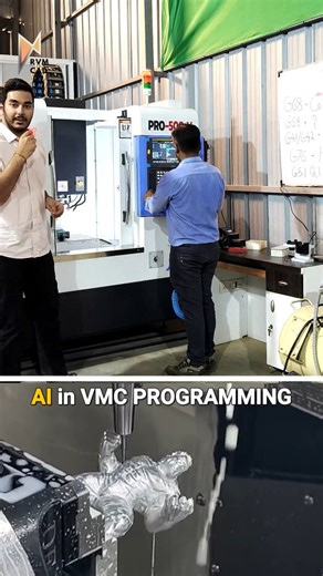 𝗥𝗩𝗠 𝗖𝗔𝗗 on Instagram: "G5.1 Q1 is an advanced G-code used in CNC machining to enable AI-based high-precision machining through toolpath smoothing and adaptive control. It enhances surface finish, reduces tool wear, and optimizes motion for complex contours. This technology is particularly beneficial in die-mold machining, aerospace components, and high-accuracy parts, ensuring smoother transitions and reduced vibrations. With AI-driven algorithms integrated into CNC programming, G5.1 Q1 is