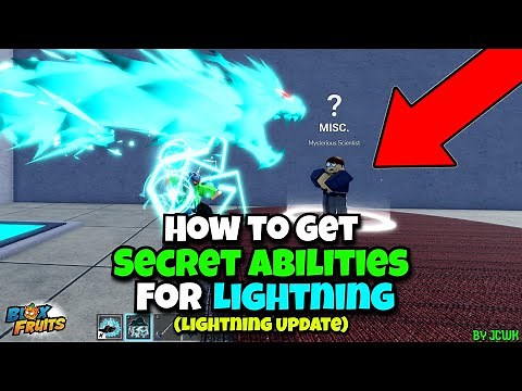 How to get SECRET ABILITIES for Lightning Rework (FULL GUIDE) (Blox Fruits Lightning Update)