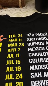 Pwr Up South and Noth America Tour America 2026 . Bring shirt to concert 🎸🎶⚡️ Shop now in the comments below 👇 | AC/DC Rock Brigade