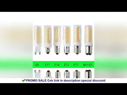 Brightness 102 LEDs G4 G9 BA15D E11 E12 E14 E17 LED Lights Corn Bulbs 9W Replace 80W Halogen Lamps A