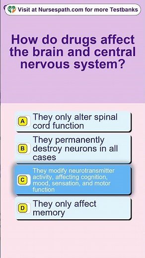 HOW DO DRUGS AFFECT THE BRAIN AND CENTRAL NERVOUS SYSTEM?