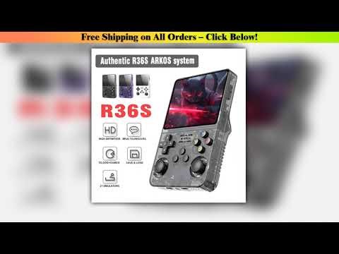 ARKOS R36S Retro Handheld Game Console Linux System 3.5-inch IPS Screen Video Player 64GB/128GB