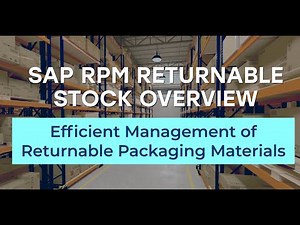 SAP RPM Returnable Stock Overview