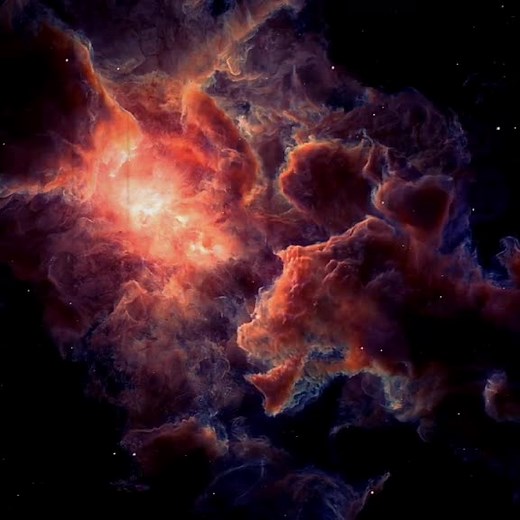 Stunning Cosmic Nebula Imagery in Vibrant Colors