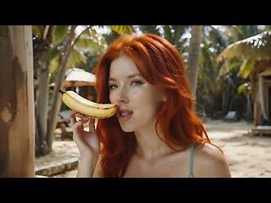 Hot Women Eating Bananas