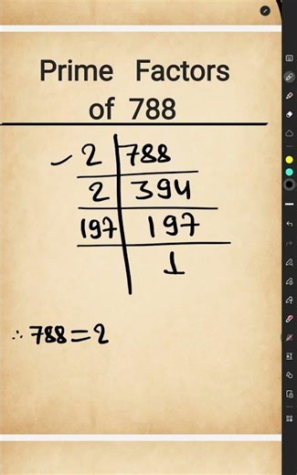 Factors of 788