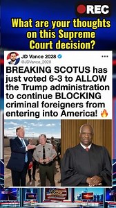BREAKING: Supreme Court Rules 6-3 on Border Security Victory!