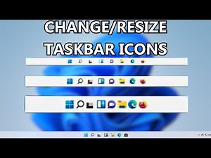 How to Resize The Taskbar Icons in Windows 10 | How to Change Taskbar Icons Size in Windows 10 2023
