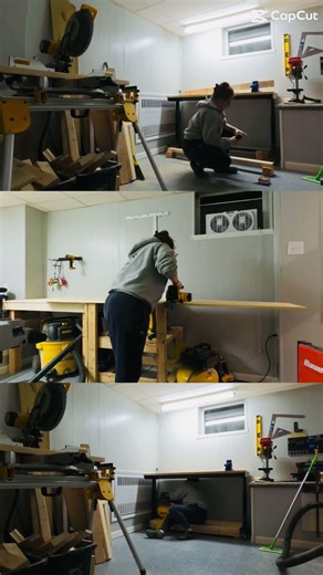 DIY Workstation Storage Shelf Build | Workshop Organization Project