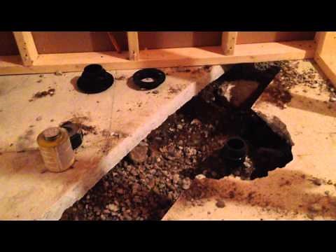 DIY SHOWER DRAIN PLUMBING HOW TO