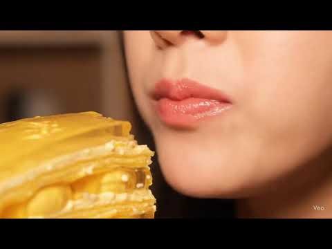 Glass food eating ASMR no talking | relaxing asmr😵