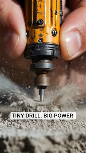 Tiny Drill vs Concrete 🤯