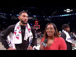 Ben Simmons joins Meghan Triplett following preseason loss to 76ers