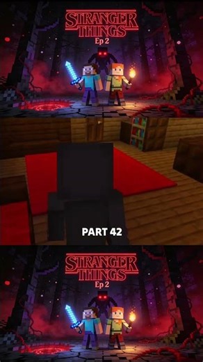 STRANGER THINGS IN MINECRAFT EP 2 PART 2 #minecraft #strangerthings #netflixseries #viral #trending