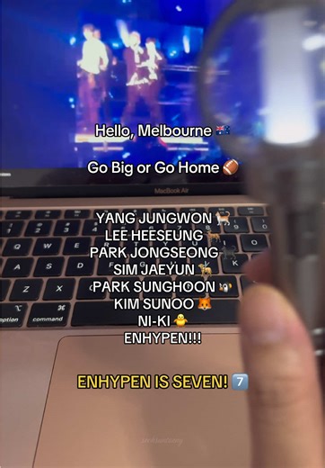 Enhypen's First Performance in Melbourne Without Heeseung