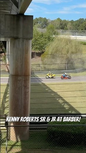 Kenny Roberts Sr & Jr at Barber!
