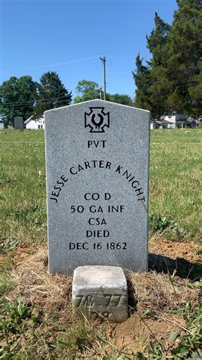 Grave Spotlight: The Grave of Private Jesse Carter Knight