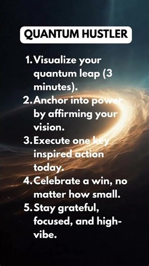 QUANTUM LEAP MANIFESTATION ROUTINE | Daily High-Vibration Success Method✨