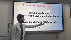 Activity : PPT Presentation on Java Programming Batch : BCA PPU (22-25) 3rd Year Topic : Structure of JAVA Program Faculty:- Raju Upadhyay sir Excellent explanation! Keep on performing in the future too | Cimage College, Patna | Facebook