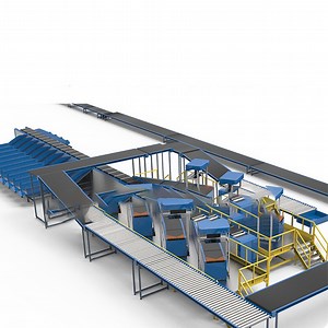 [Hot Item] High Speed Cross Belt Sorting System for Logistic with Dws Sorter System