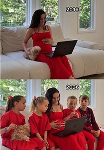 My first pregnancy vs. my last pregnancy 🥹❤️ 2016 — 1st twin pregnancy 2017 — 2nd twin pregnancy 2026 — pregnant with ???