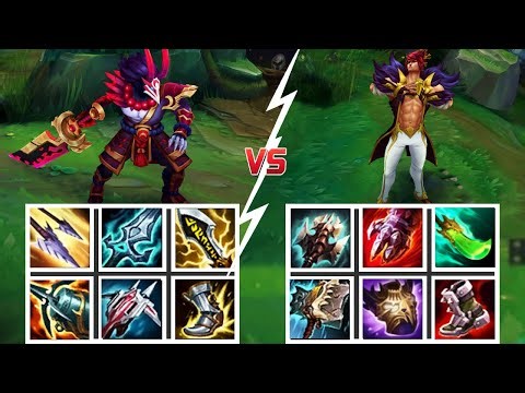 SETT vs TRYNDAMERE FULL BUILD FIGHT