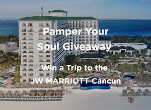 Win A Trip For Two To The JW Marriott In Cancun, Mexico