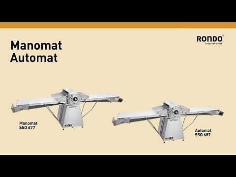 RONDO - Manomat & Automat - Mechanical Dough Sheeters
