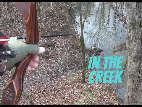 Recurve Bowhunting on a Creek Crossing
