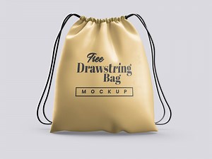 Drawstring Bag Mockup | Vectogravic Design