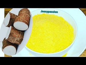 How to make Garri at home | How to fry Garri