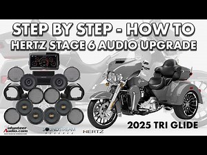 Step by Step - The Ultimate 6 Speaker Plug & Play Audio Upgrade for 2025 Harley-Davidson® Tri Glides