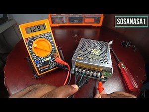 Como usar una fuente de poder / voltaje AC-DC (Power Supply) usando el multimetro / Tester (parte 2)