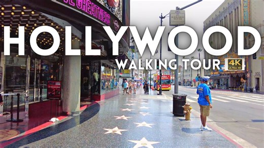 Hollywood California tour 4K