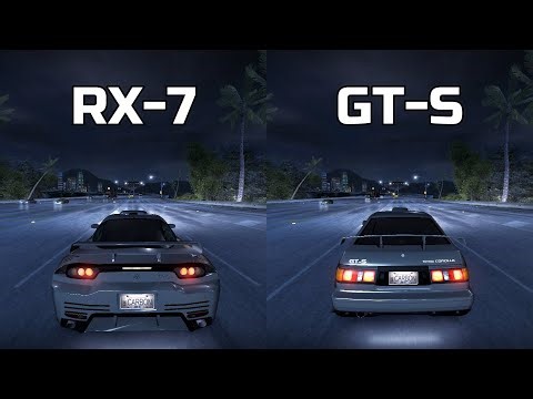 Mazda RX7 vs Toyota Corolla GT-S - Need for Speed Carbon (Drag Race)
