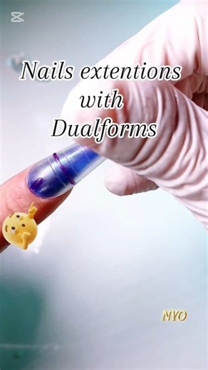 Nails extentions with Dualforms tutorial #dualforms #nailforms #extensiongel #nailsextension #nailsalon #ManicurePedicure #easynailart #nailpolish #nailideas #manicure #naildesign #nails #nailart #christmasnailart @highlight | Gu Guye | Facebook