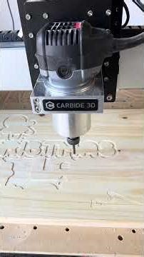 Shapeoko CNC Carving a Christmas Sign #cnc #cncwoodworking #woodworking #wood